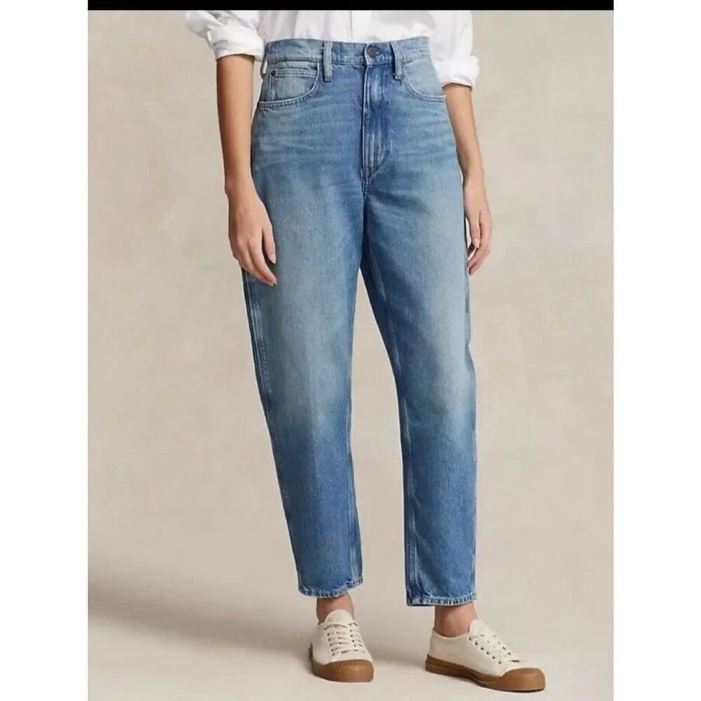Free People We the Free High rise tapered boyfriend jeans Size 31
